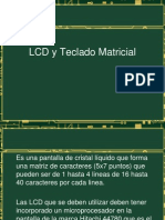 LCD y Teclado Matricial