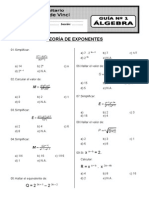 Teoria de Exponentes