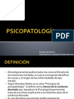 PSICOPATOLOGÍA