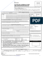 Philippines COMELEC Certificate of Candidacy