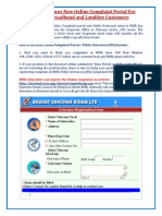BSNL online complaint portal