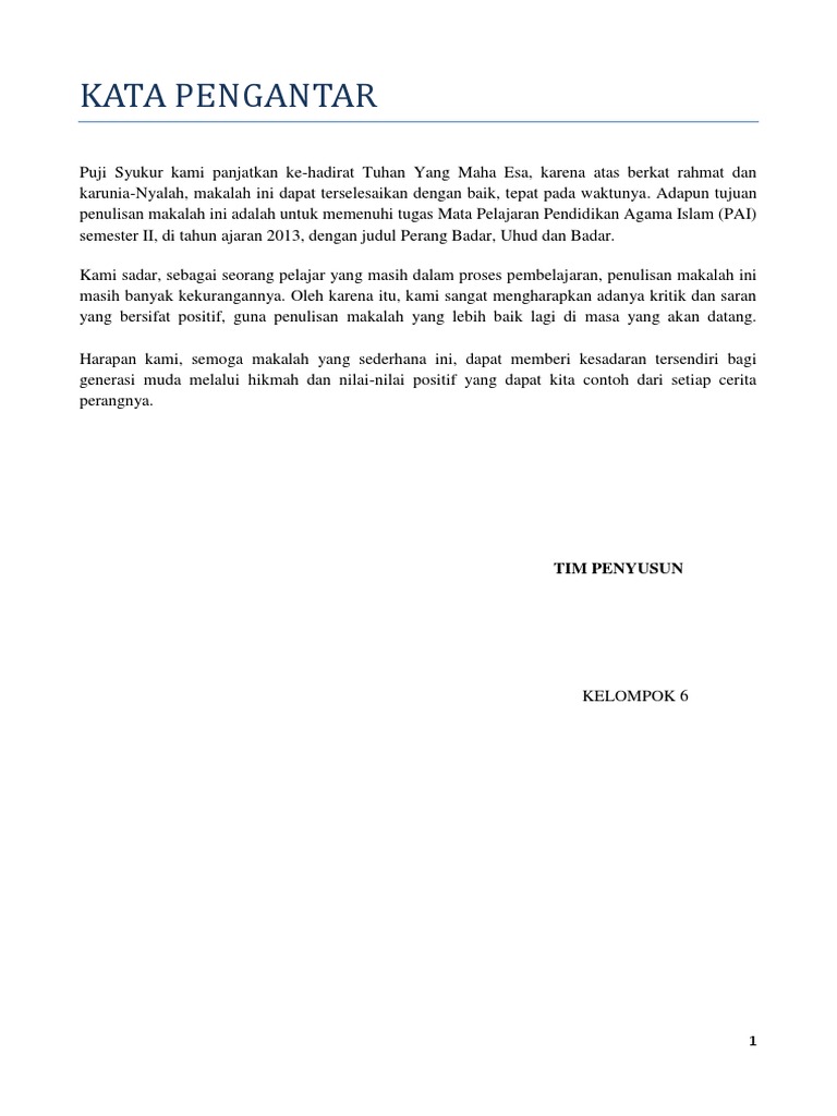 Sejarah Perang Badar Uhud Dan Khandaq Seputar Sejarah