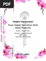 Buku Program Majlis Persaraan Pengetua