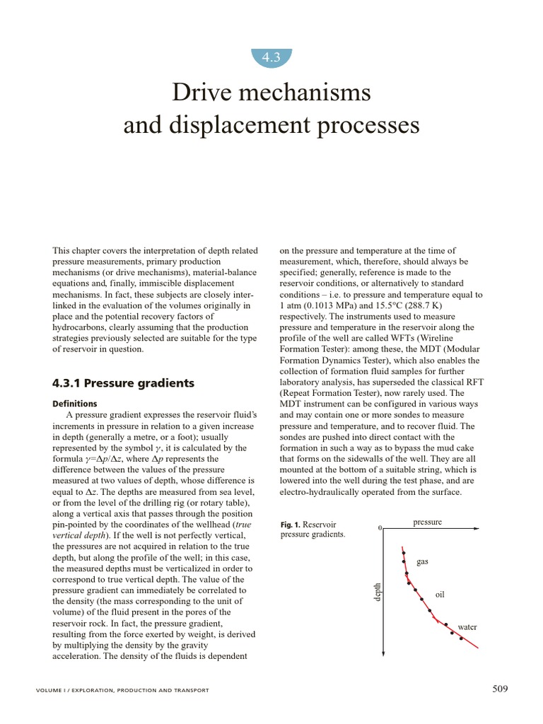 Oil Reservoir Drive Mechanisms PDF Extraction Of Petroleum