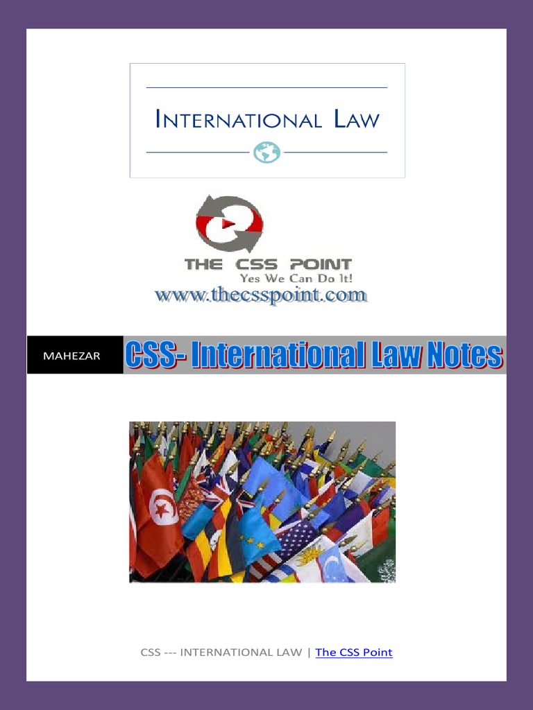 public international law assignment topics