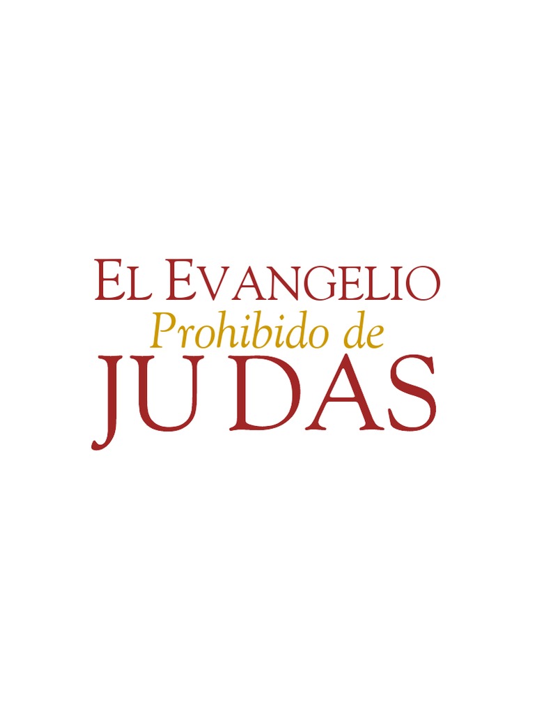 Evangelio De Judas Completo En Español Pdf
