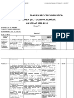 Ficplaniare Cls A-5-A-Adaptata Orientativa Prof