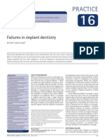 Practice: Failures in Implant Dentistry