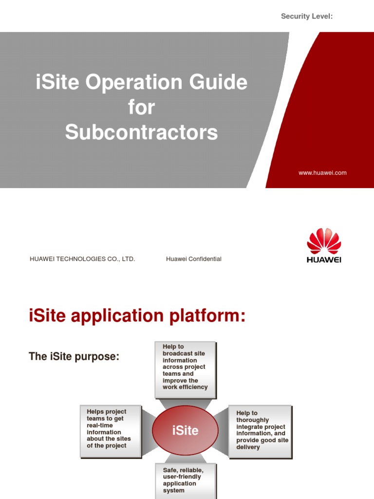iSite Guide for Subcontractors | PDF | Microsoft Excel | Digital Technology
