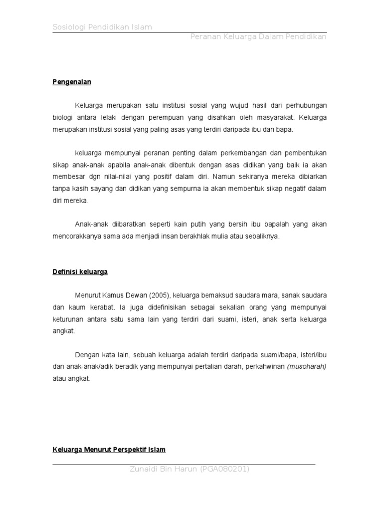Assignment Sosiologi En Rahimi Edited Pdf