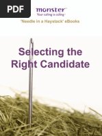 Download Selecting the Right Candidate by Monster UK SN18096640 doc pdf