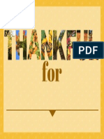Thankful For PDF