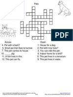 Crossword Pets PDF