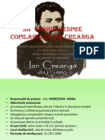 Sa Vorbim Despre Copilarie Cu Ion Creanga