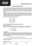 Elkem 13 Compacted Graphite Iron