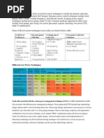 Different Low Power Techniques: Trade-Offs Associated With The Various Power Management Techniques