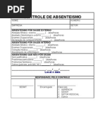 CONTROLE DE ABSENTEISMO