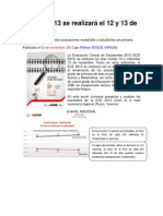 La ECE 2013 Se Realizará El 12 y 13 de Noviembre