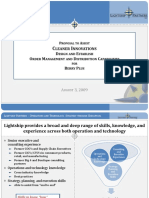 Proposal To Establish Order Management and Distribution