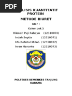 Download ANALISIS KUANTITATIF PROTEIN MAKALAHdoc by Indah Septia SN180992963 doc pdf