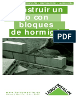 Construccion de Paredes Con Bloques de Cemento