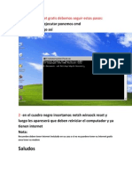 Para Tene Internet Gratis Debemos Seguir Estos Pasos