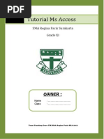Download modul-ms-access-2007pdf by nifsruz SN181003677 doc pdf