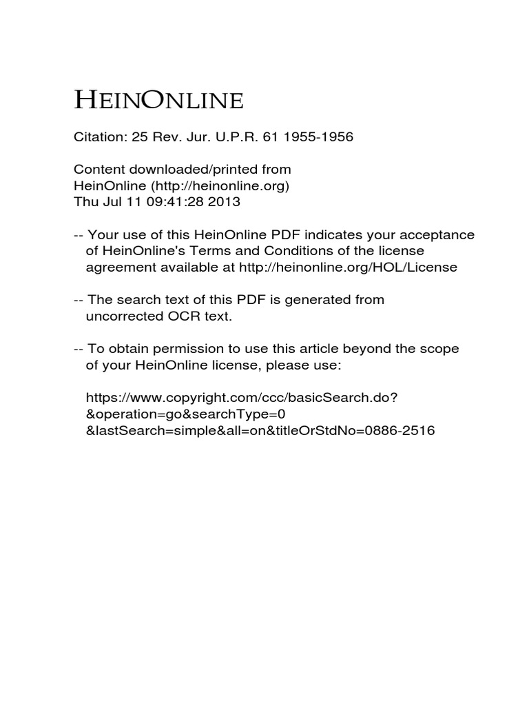 Max Rheinstein, El Derecho Común y El Derecho Civil (1956) PDF | PDF ...
