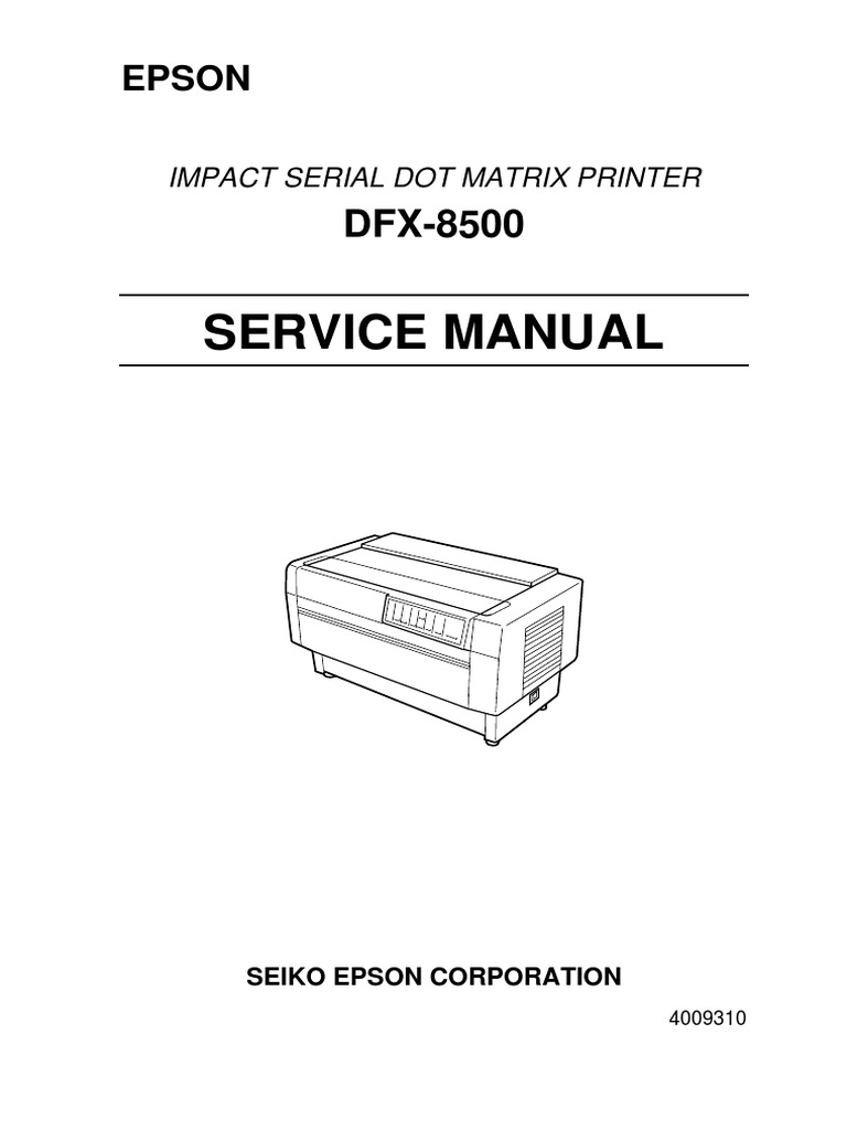 Drivers Epson Dfx 8500 Service