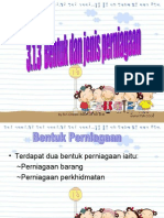 3.1.3 Bentuk Dan Jenis Perniagaan