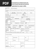 Application For Career in MEIL: Megha Engineering & Infrastructures LTD., Leadership Through Engineering Excellence