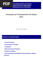 Introdução ao Processamento de Dados