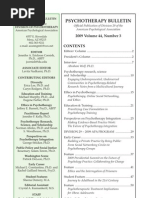 Download Psychotherapy Bulletin 443 Summer 2009 by The APA Division of Psychotherapy SN18102797 doc pdf