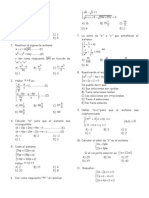 Álgebra PD Nº 10 Verano SM 2005