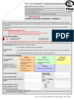 Incident Loss Notification Form - For ROA Spanish Version