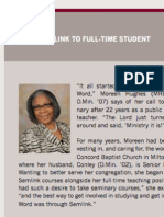 Gordon-Conwell: Annual Report 2012 Article - Online Student