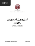 Enerji İletimi Ders Notları-Gökay Bayrak