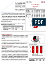 City Cars Note D Analyse A L Occasion de Son Introduction en Bourse