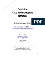 SibeliusRhythmSectionNotation PDF