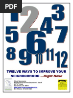 Download Twelve Ways to Improve Your Neighborhood Right Now by The Natomas Buzz SN1810661 doc pdf