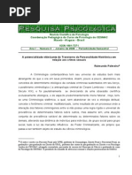 A potencialidade vitimizante do Transtorno da Personalidade Histriônica em