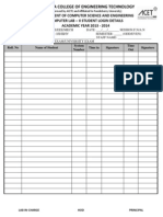 Department of Computer Science and Engineering Computer Lab - Ii Student Login Details ACADEMIC YEAR 2013 - 2014