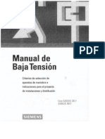 Manual Siemens de Baja Tension