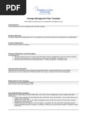 Change Plan Worksheet Must Have Agile Change Management Plan Templates