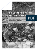 Field Description of Soil and Rock