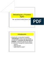 3.1 Metodologias y Procesos Agiles