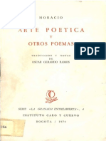 Horacio - Arte poética y otros poemas