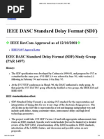 IEEE DASC Standard Delay Format (SDF) PAR 1497 PDF