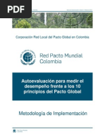 Herramienta de Autoevaluación. Red Pacto Global Colombia