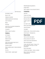 Math Menus Academic Choice